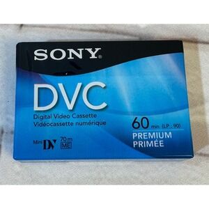Sony DVM60PRR Mini DV Digital Video Cassette 60 min Premium Sealed New